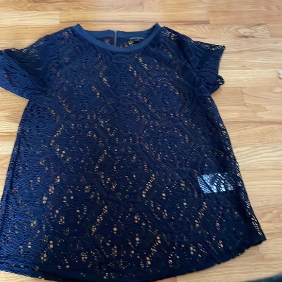 Banana Republic Navy Blue Top - Picture 1 of 6